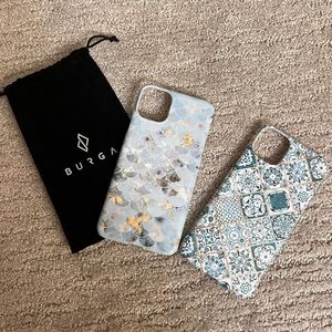 SOLD Burga iPhone 11 Pro Max. Includes both cases.